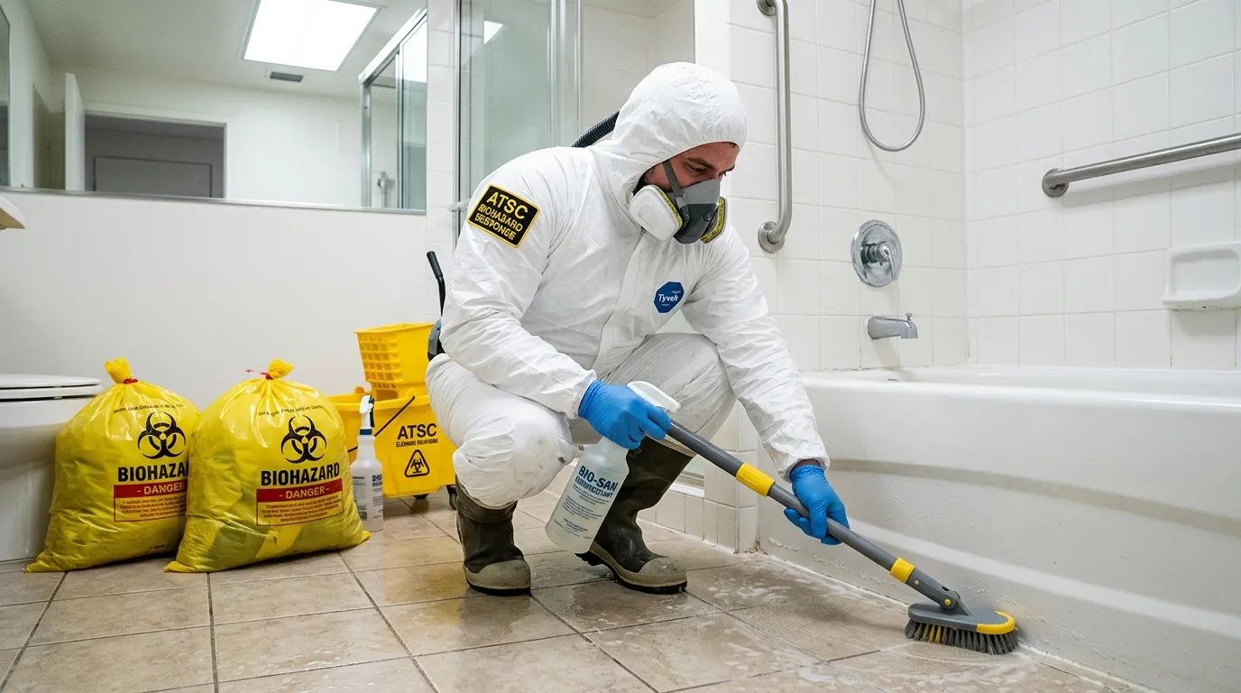 Decontamination equipment deployed for Blood Cleanup in Norwood